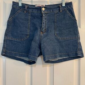 Vintage 90’s Classic Blue Denim Utility Shorts
